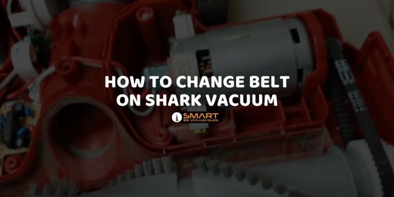 shark vacuum belt access